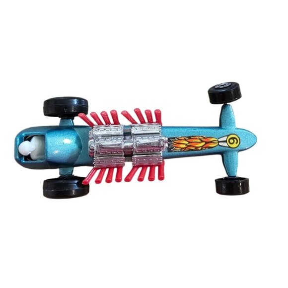 Matchbox Superfast No 64 Slingshot Dragster Diecast Toy Car NO BOX 1971 Vtg Blue - Picture 2 of 9